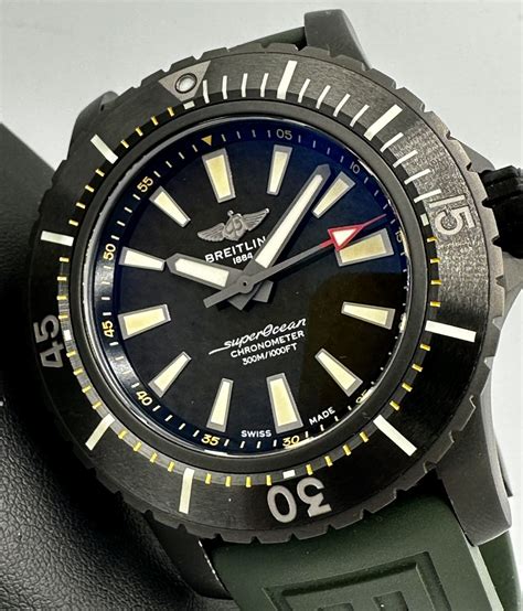 breitling superocean 48 green|Breitling Superocean watch price.